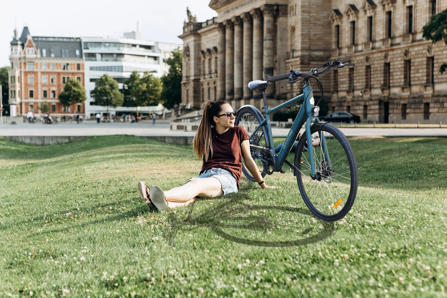 SachsenRad C3L E-Citybike Petrol gebraucht Stahl 250W