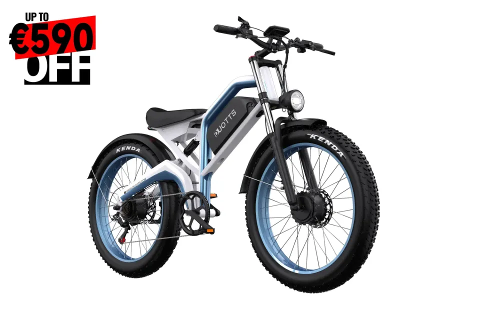 DUOTTS N26 E-Bike EU-Version Schwarz-Rot 250W