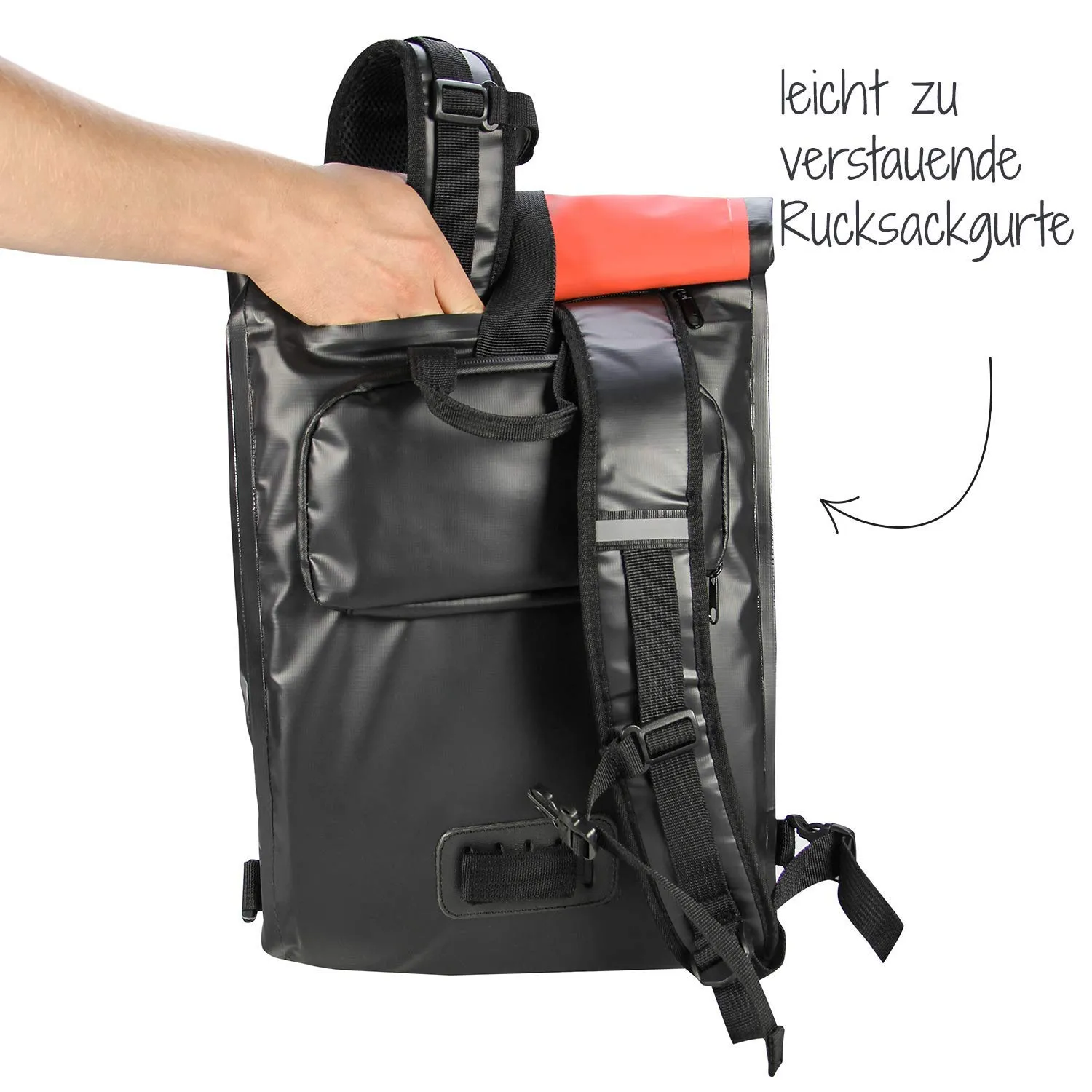 Fischer Gepäckträgertasche Rucksack 23L wasserdicht
