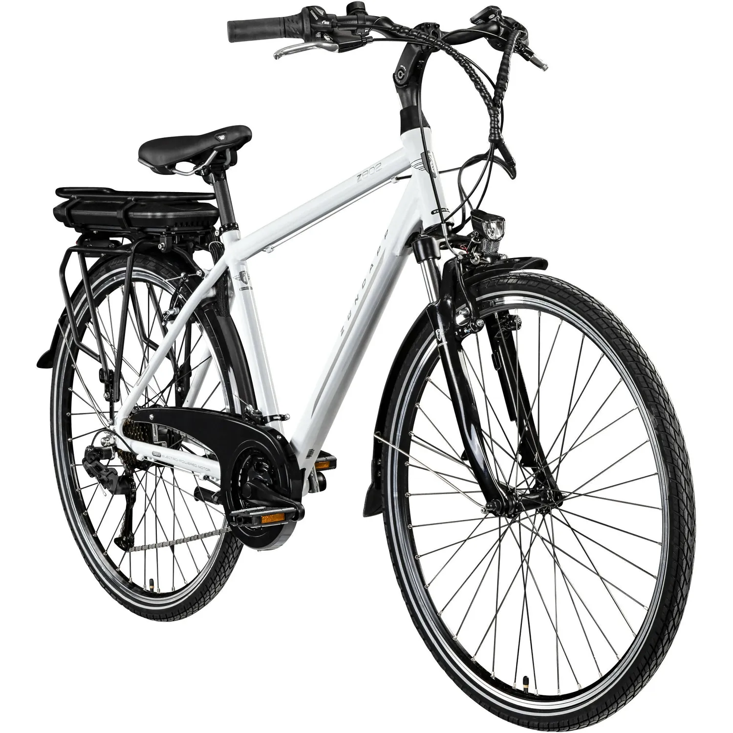 Zündapp Z802 E-Bike Trekking 28 Zoll 48 cm grau/grün