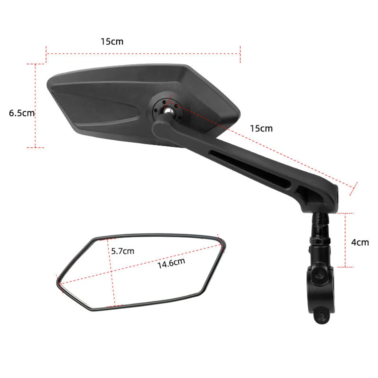 SachsenRad Vista Fahrradspiegel-Set B-Ware 2 Stück