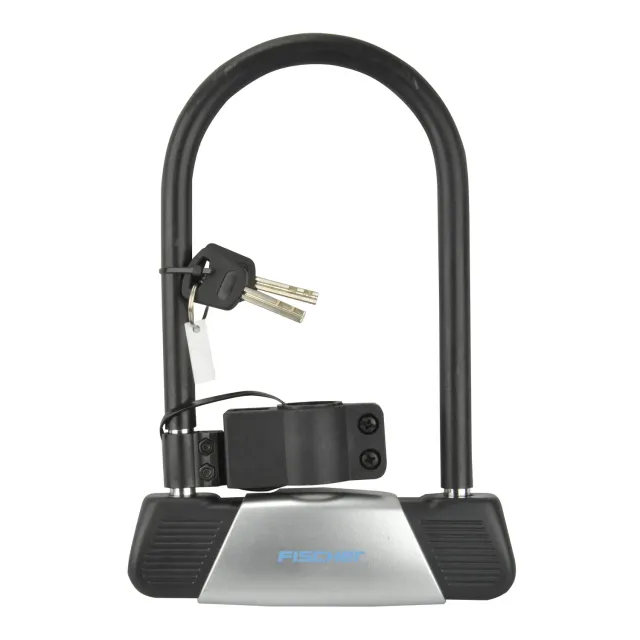 Fischer 85850 Bügelschloss 12 mm schwarz Sicherheitslevel 8
