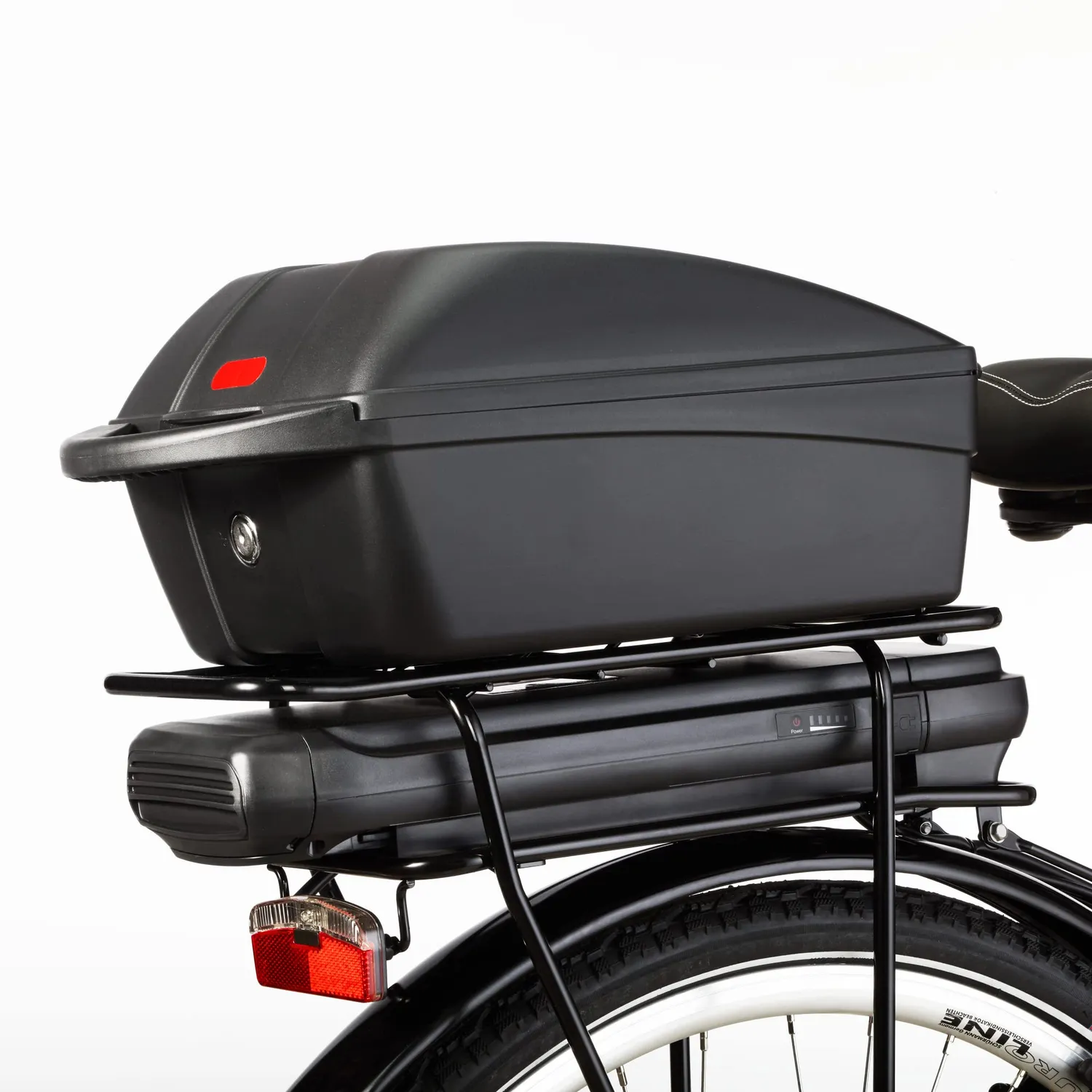 Fischer Gepäckträger-Box Fahrradbox schwarz 11L abschließbar