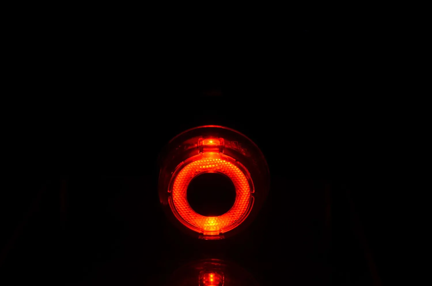 SachsenRad Red Circle LED-Rücklicht StVZO USB 60 Lumen
