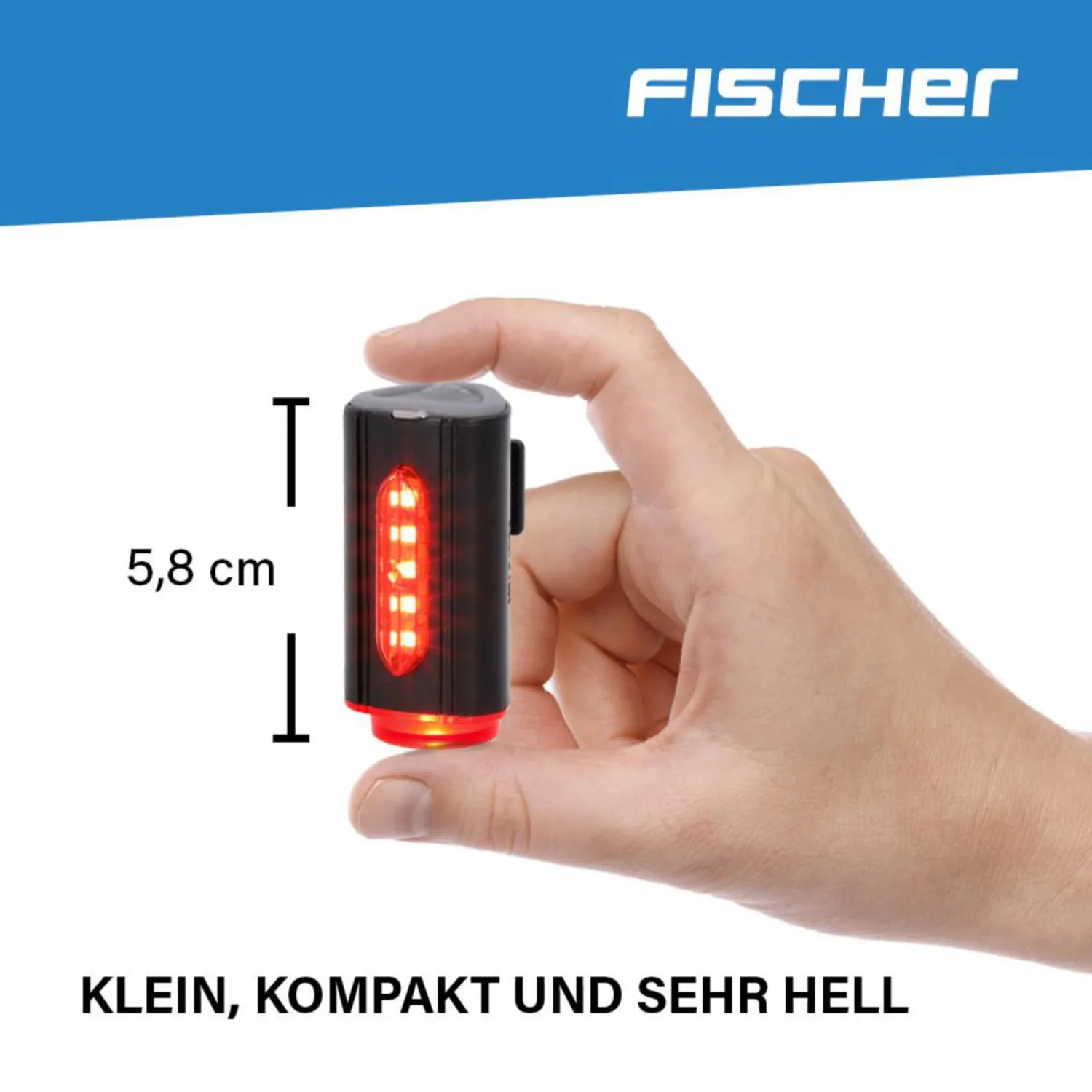 Fischer Twin Beleuchtungs-Set LED 80/40/20 Lux USB