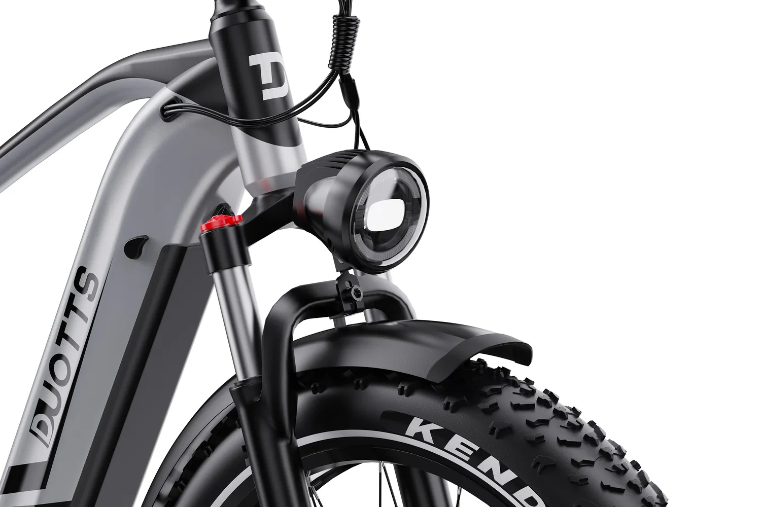 DUOTTS F26Lite E-Bike 26 Zoll Silber-Weiß