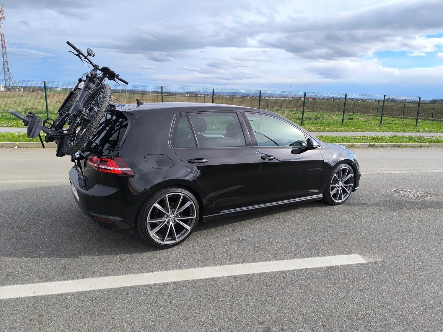 Fischer Heck Fahrradträger für 2 Fahrräder 45 kg