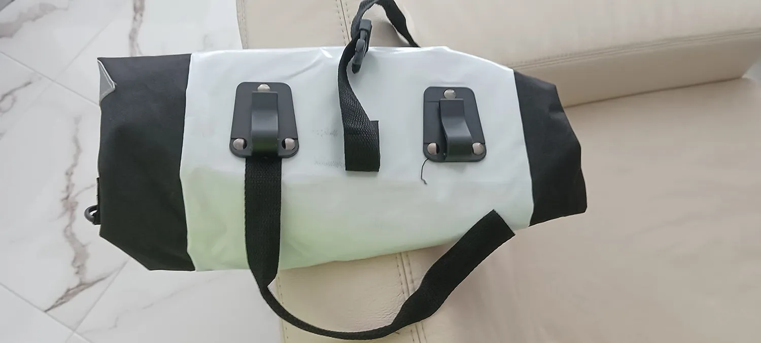 Fischer Gepäckträgertasche wasserdicht 18 Liter weiß