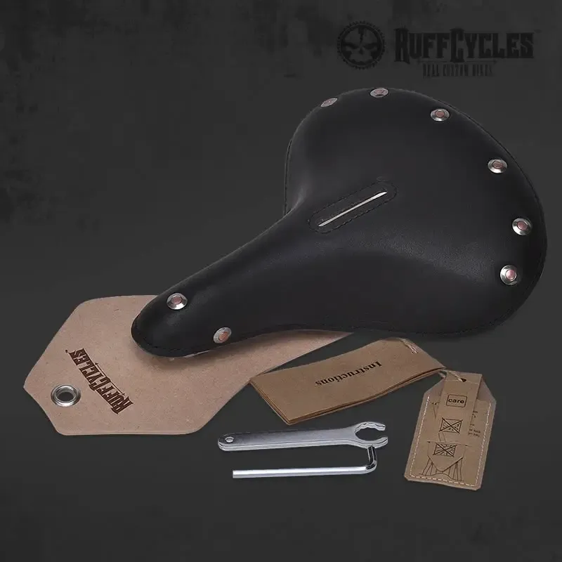 Ruff Cycles Buttero Ledersattel schwarz gefedert Leder