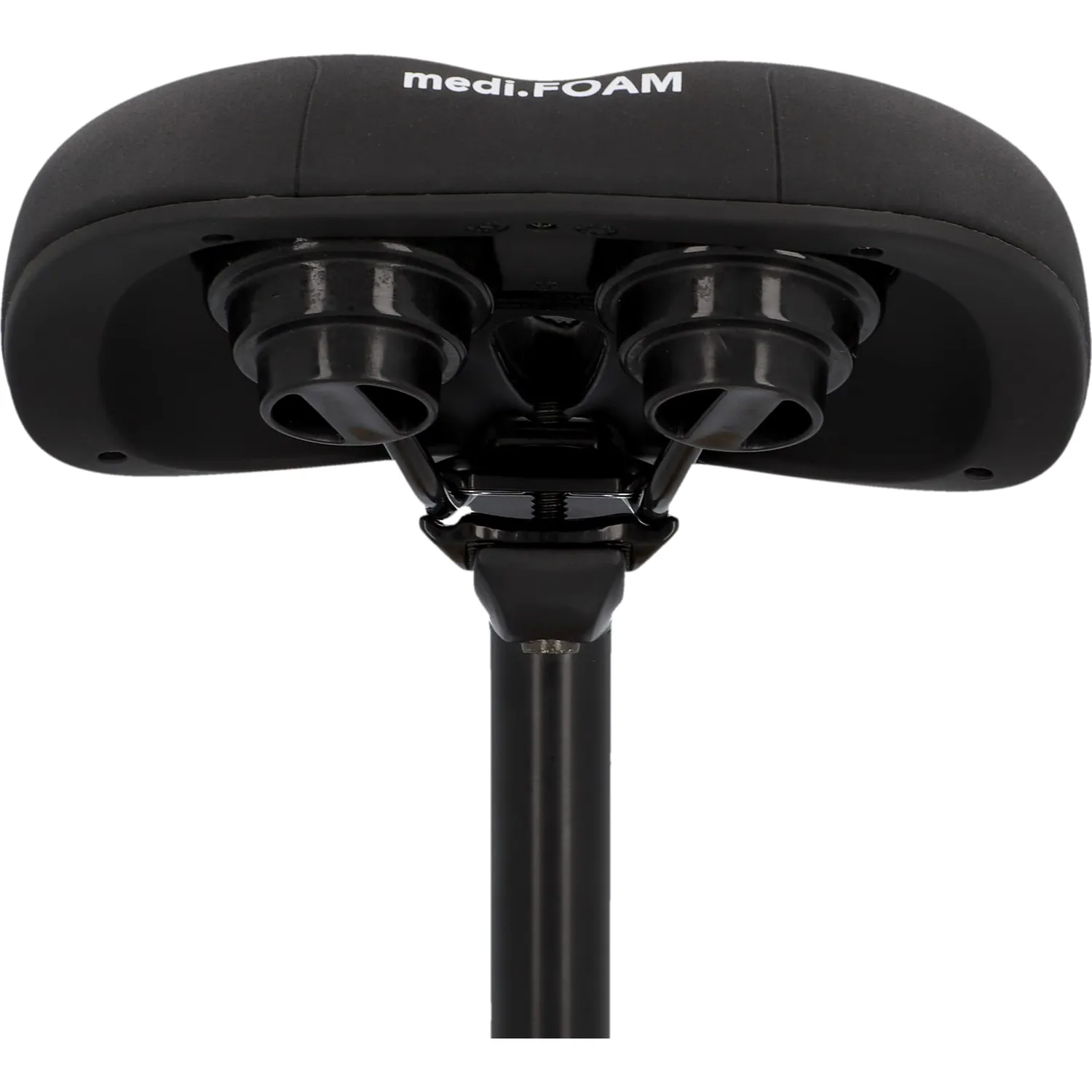 Fischer R.e.Med Memory Foam Fahrradsattel schwarz ergonomisch