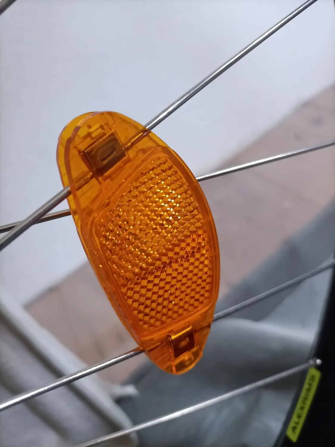 Fischer 85400 Speichenreflektor orange Einheitsgröße