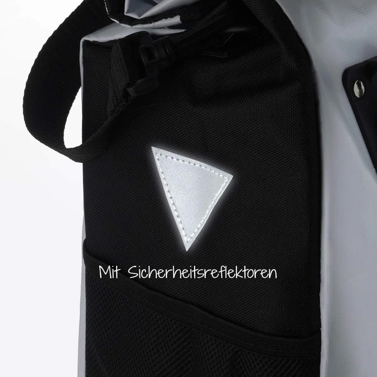 Fischer Gepäckträgertasche wasserdicht 18 Liter weiß