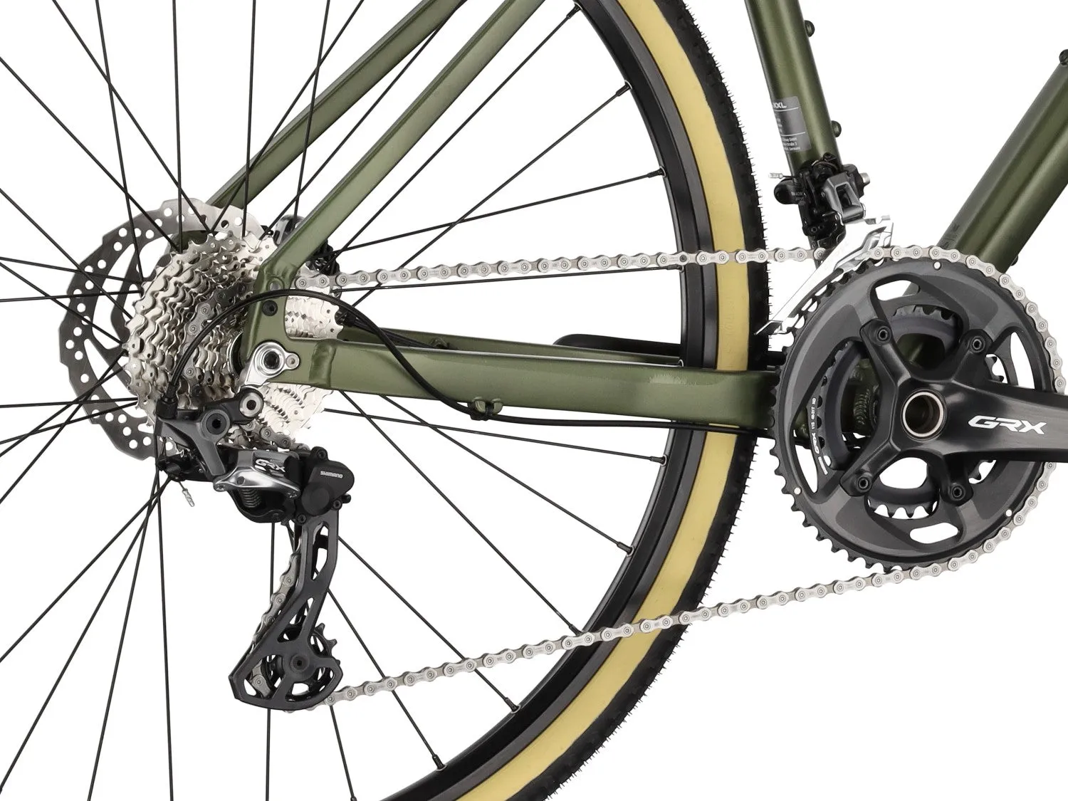 Carver Gravel 120 Gravelbike Green Metallic GRX810