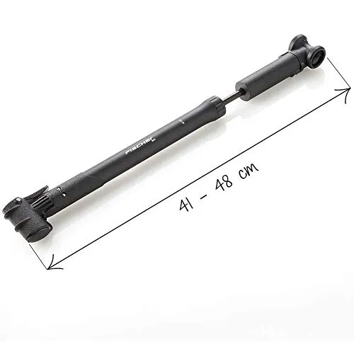 Fischer Luftpumpe 41-48 cm Duokopf Rahmenpumpe