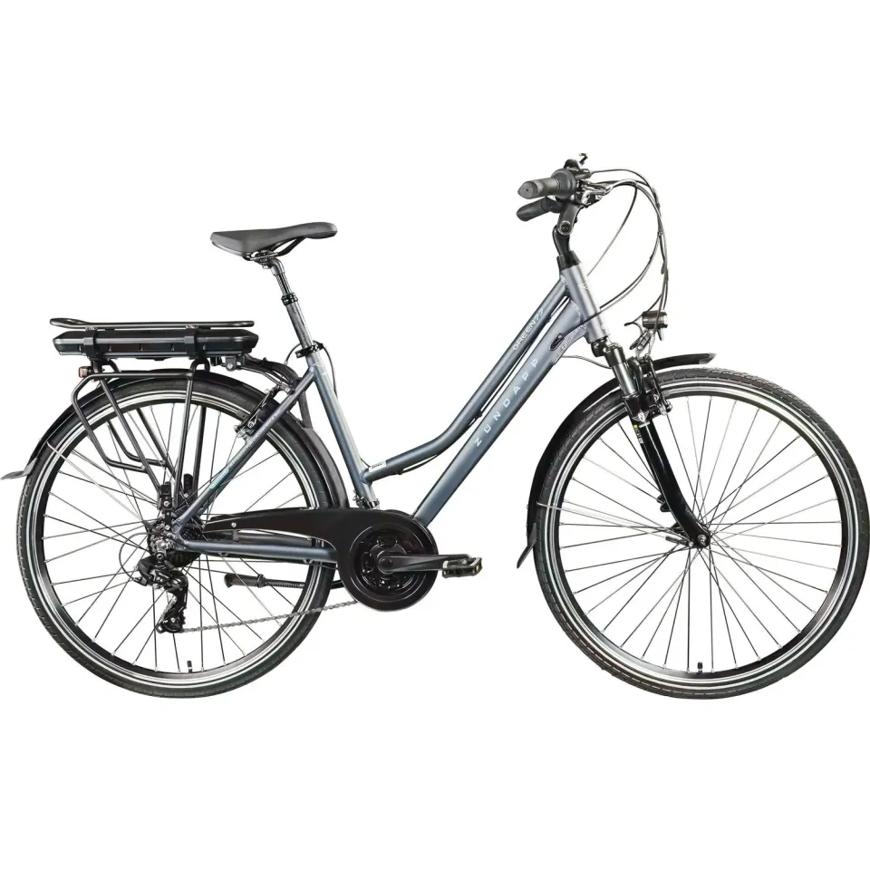 Zündapp Green 7.7 Damen E-Bike 28 Zoll 48 cm grau/blau