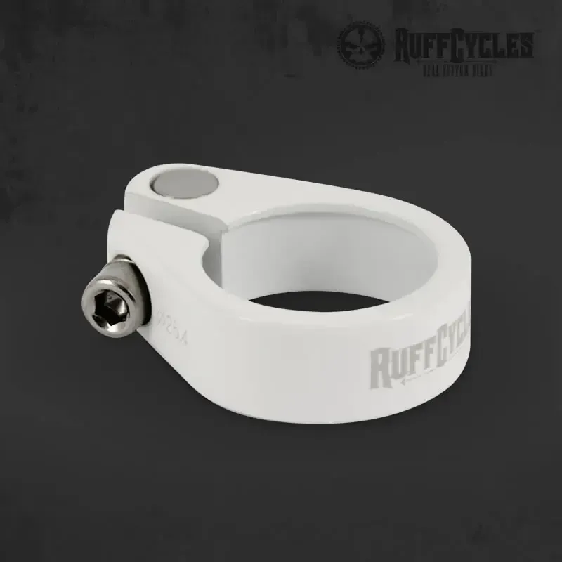 Ruff Cycles Sattelklemme 25,4 mm weiß Alu