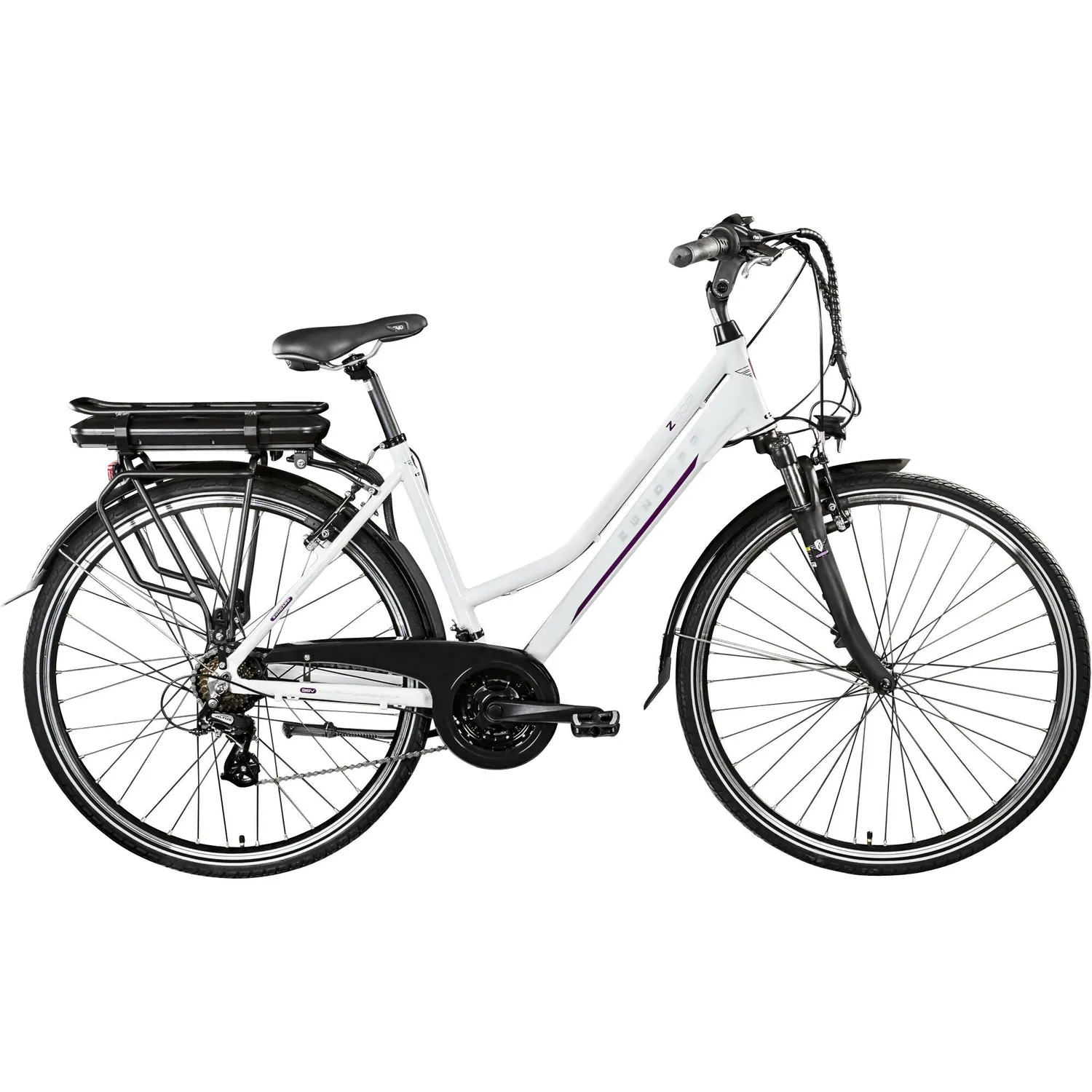 Zündapp Z802 Damen E-Bike 28 Zoll 48 cm grau-grün