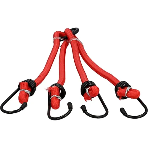 Fischer Spanngurt 50 cm 4-armig rot