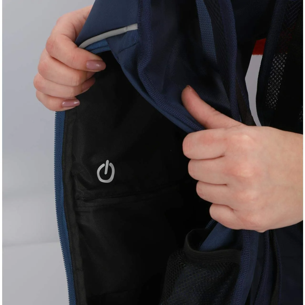 Fischer 50397 Rucksack mit LED-Blinker 16 Liter