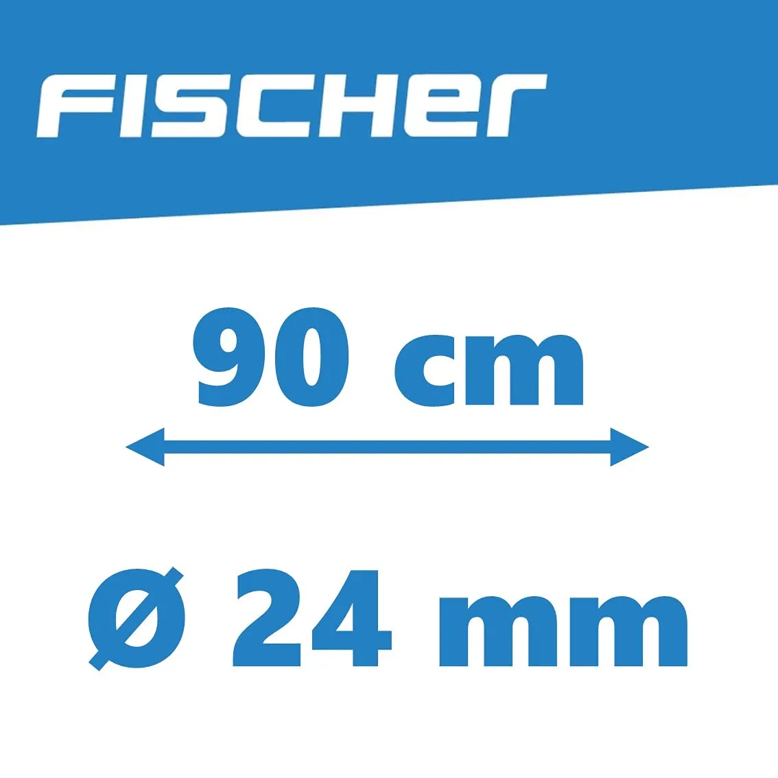 Fischer Gliederschloss Schlüssel 90 cm Panzerseil