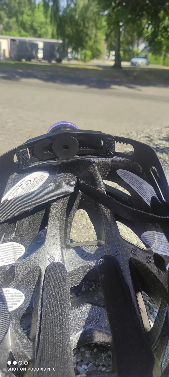 Fischer Urban Lano Fahrradhelm Schwarz S/M mit Licht