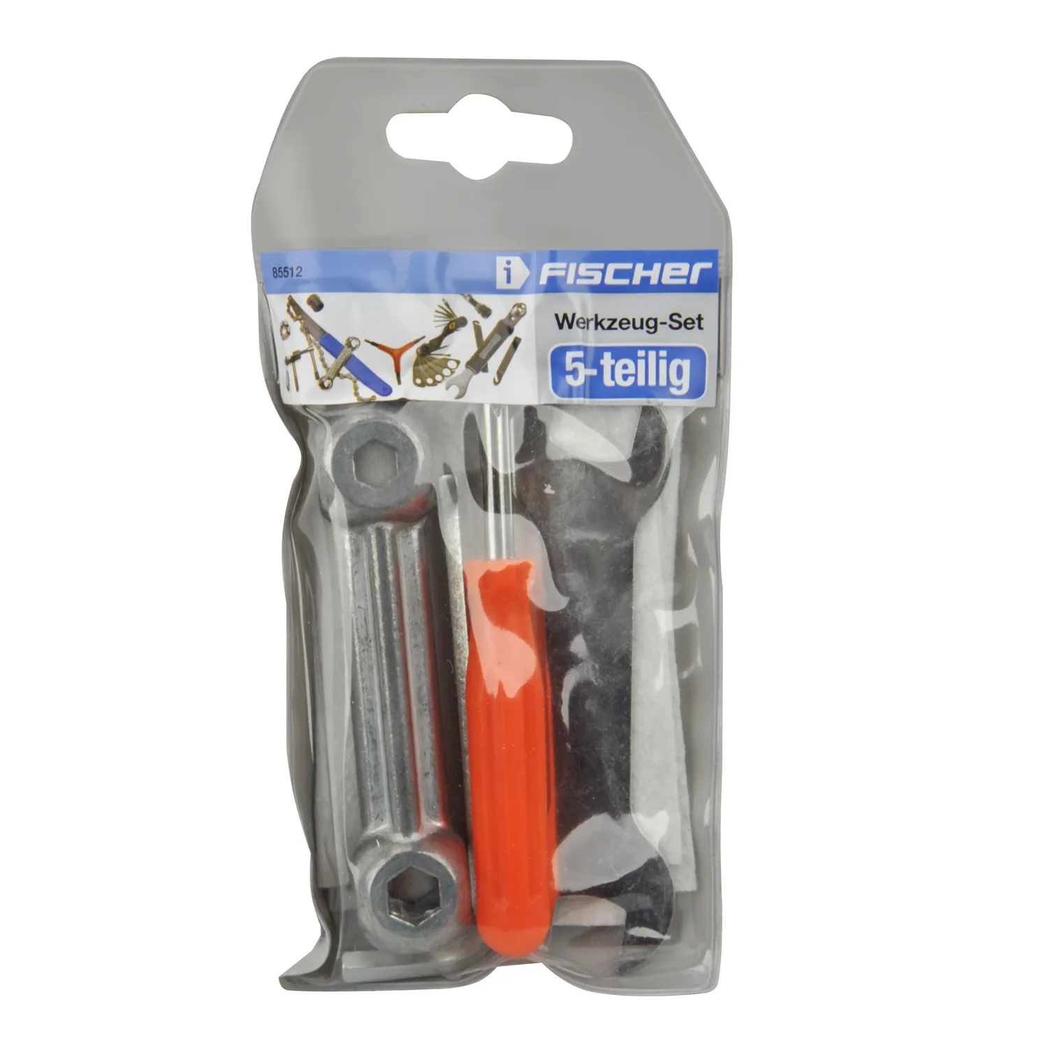 Fischer Werkzeug-Set 85512 5-teilig Silber