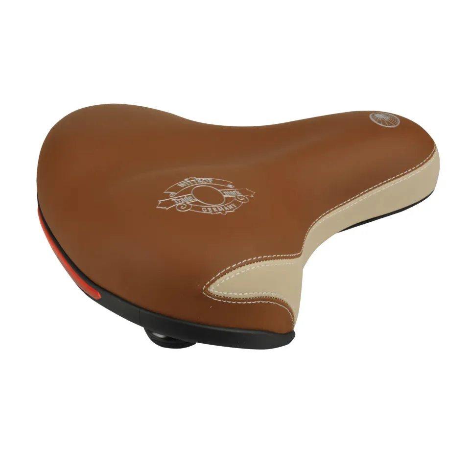 Fischer Tourensattel Cappuccino Gel Elastomer braun