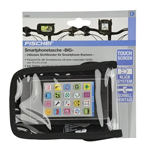 Fischer Smartphonetasche Big 85252 schwarz 22 cm