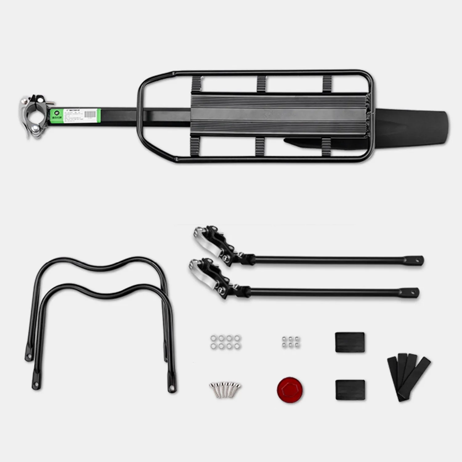 SachsenRad 3in1 Gepäckträger R6 R8 schwarz 50 kg Sattelstütze