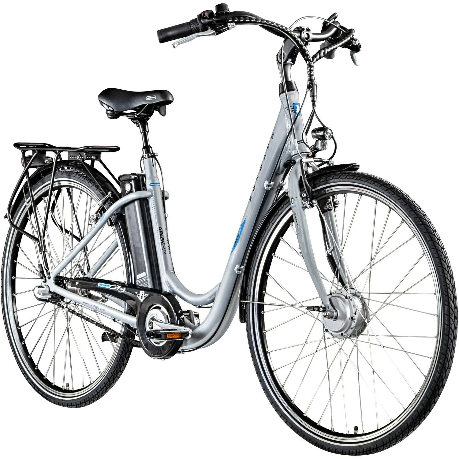 Zündapp Green 2.7 Damen E-Bike 28 Zoll 48 cm grau 375Wh