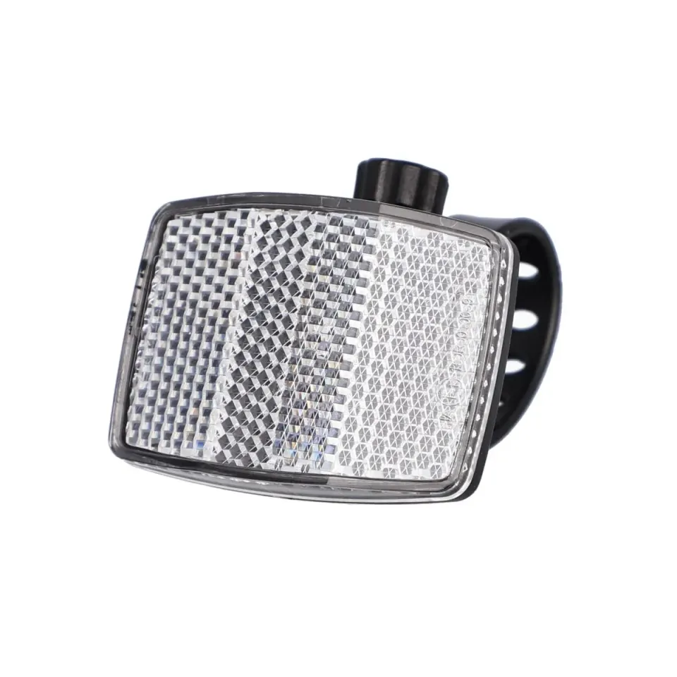 Fischer 85404 Front-Reflektor Vorbau weiß StVZO