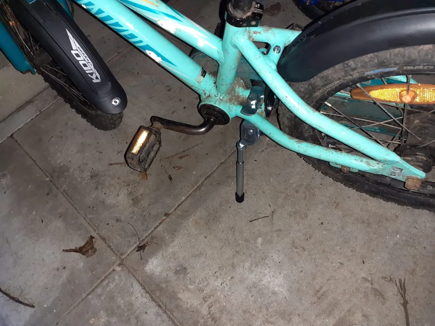 Fischer Seitenständer Kinderfahrrad 12-20 Zoll silber