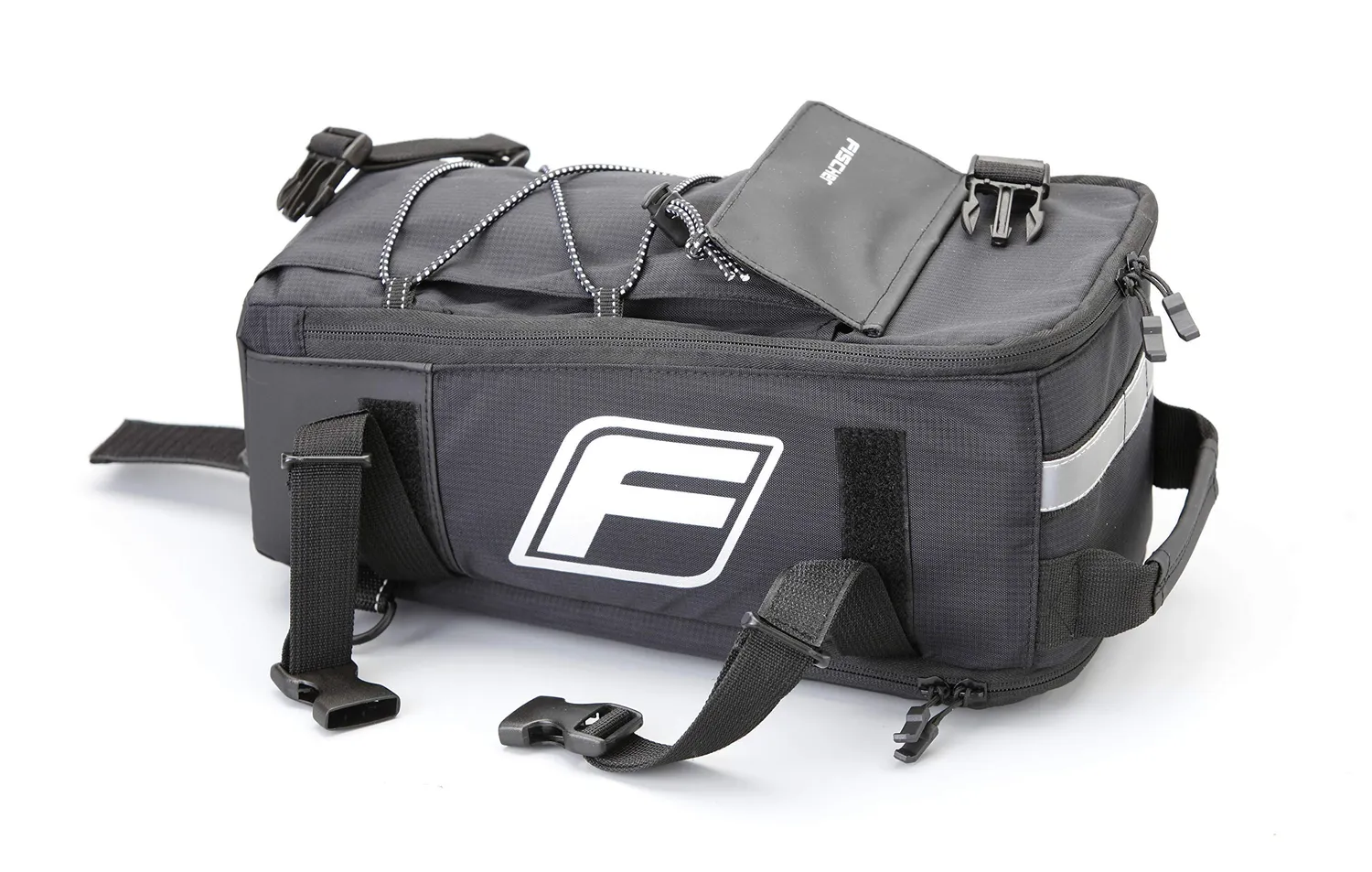 Fischer 2in1 Gepäckträgertasche Rucksack schwarz 3kg