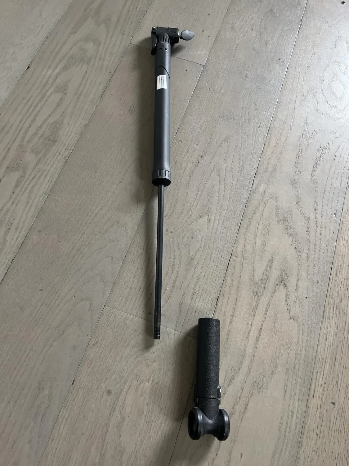 Fischer Luftpumpe 41-48 cm Duokopf Rahmenpumpe