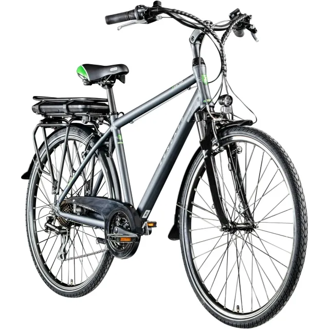 Zündapp Z802 E-Bike Trekking 28 Zoll 48 cm grau/grün