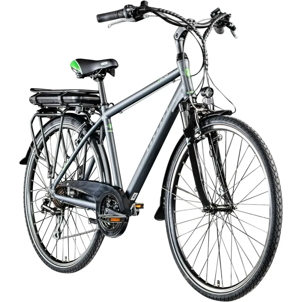 Zündapp Z802 E-Bike Trekking 28 Zoll 48 cm grau/grün