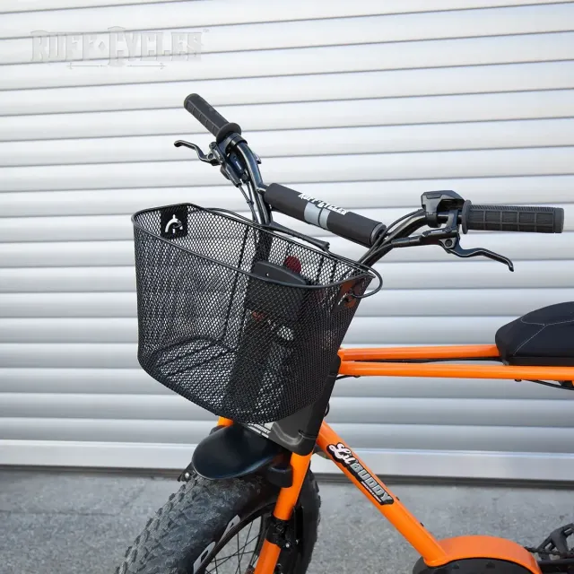 Ruff Cycles Lil’Buddy Fahrradkorb Schwarz mit Halter