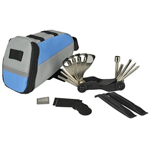 Fischer 85505 Satteltasche mit Werkzeug 24-teilig