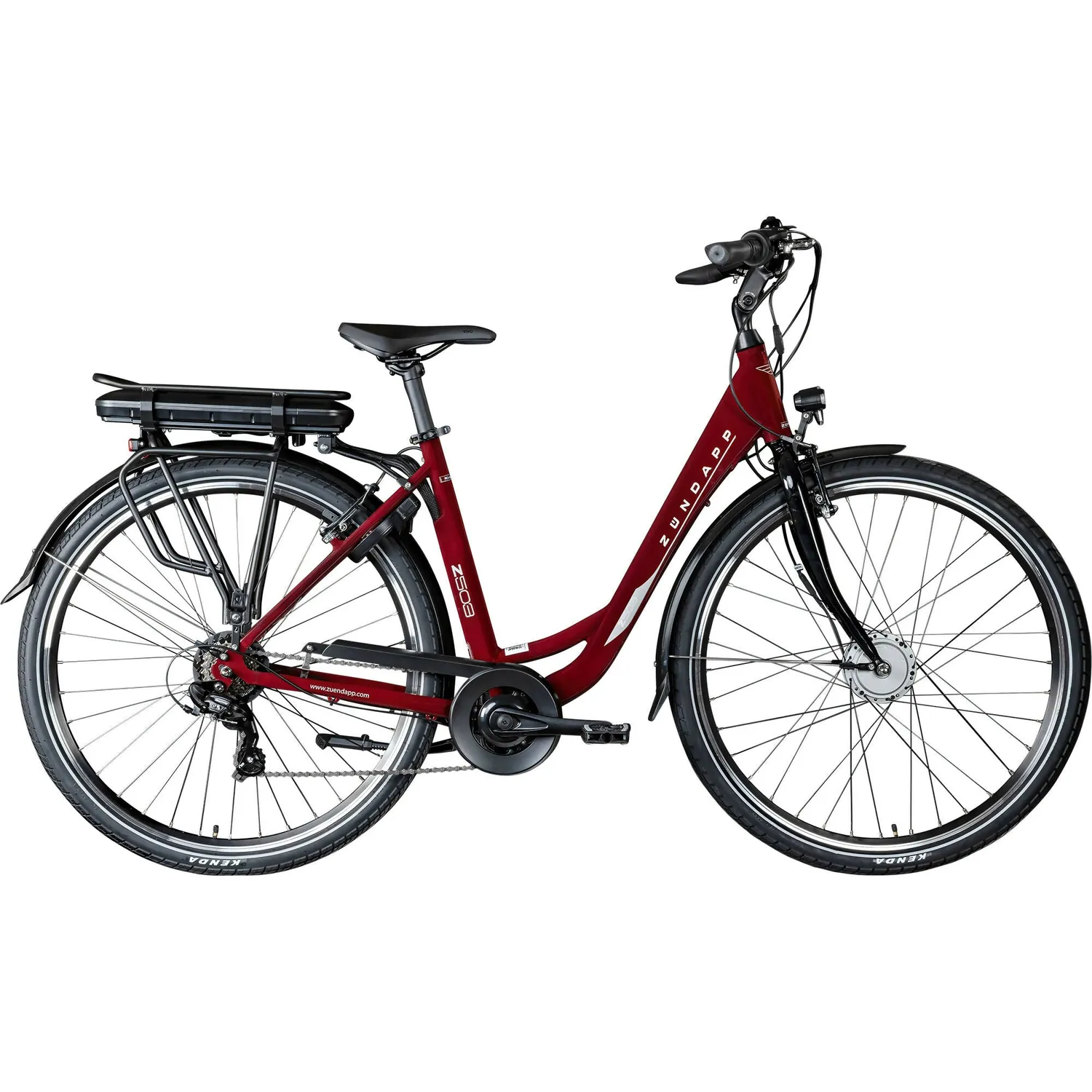 Zündapp Z503 E-Citybike Damen 28 Zoll weiß-grün