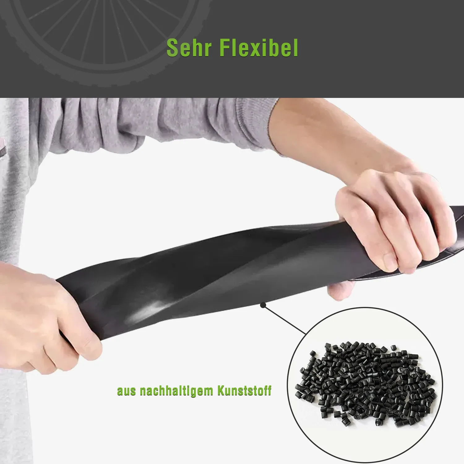 SachsenRad R6 R8 Schutzblech-Set schwarz für 26-29 Zoll