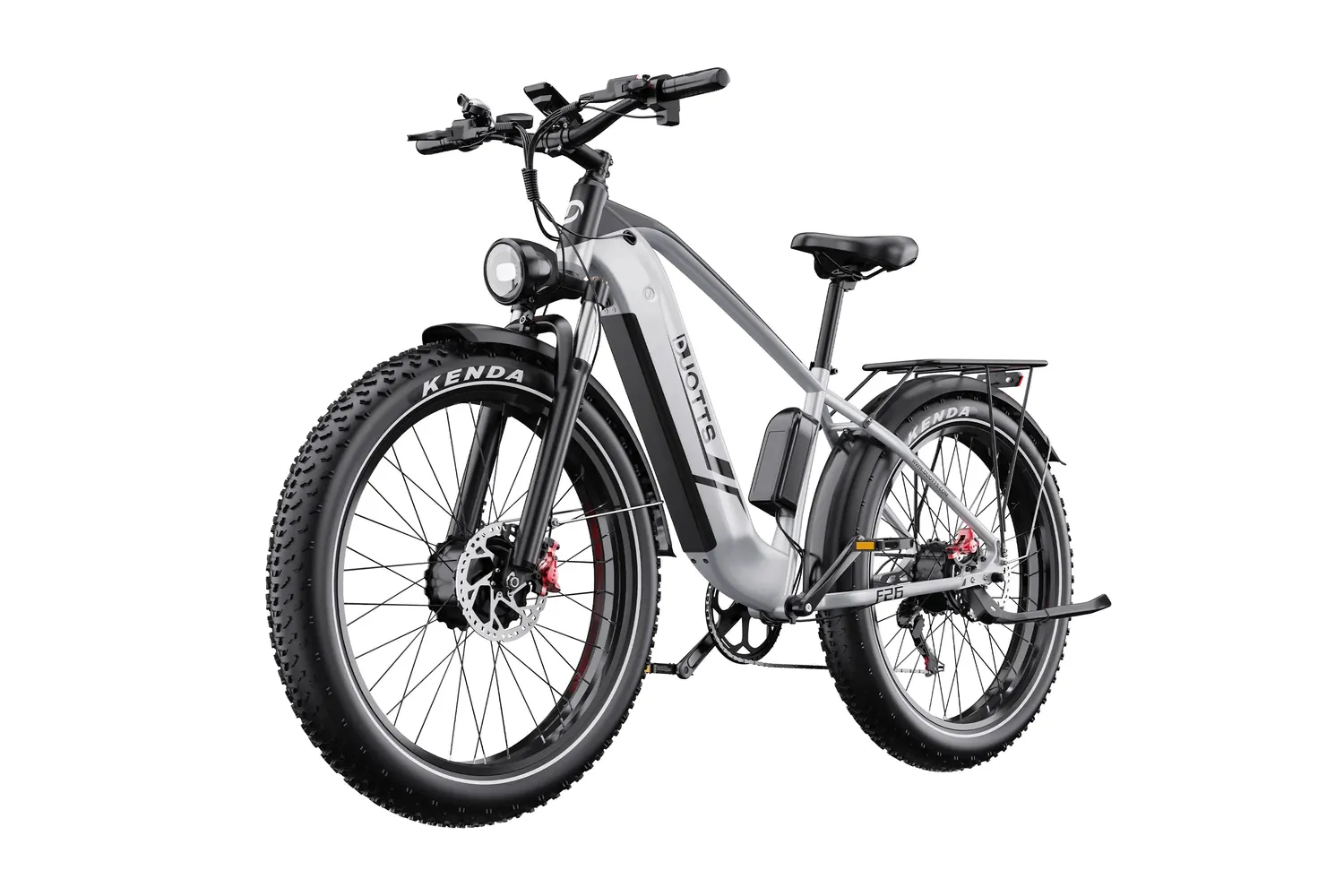 DUOTTS F26 E-Bike 750W Doppelmotor Schwarz-Rot