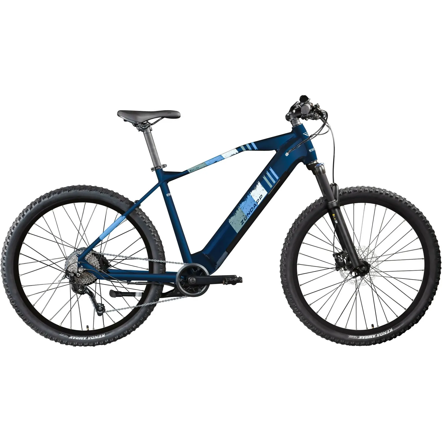 Zündapp Z808 E-Mountainbike 27,5 Zoll 50 cm grau-rot 540Wh