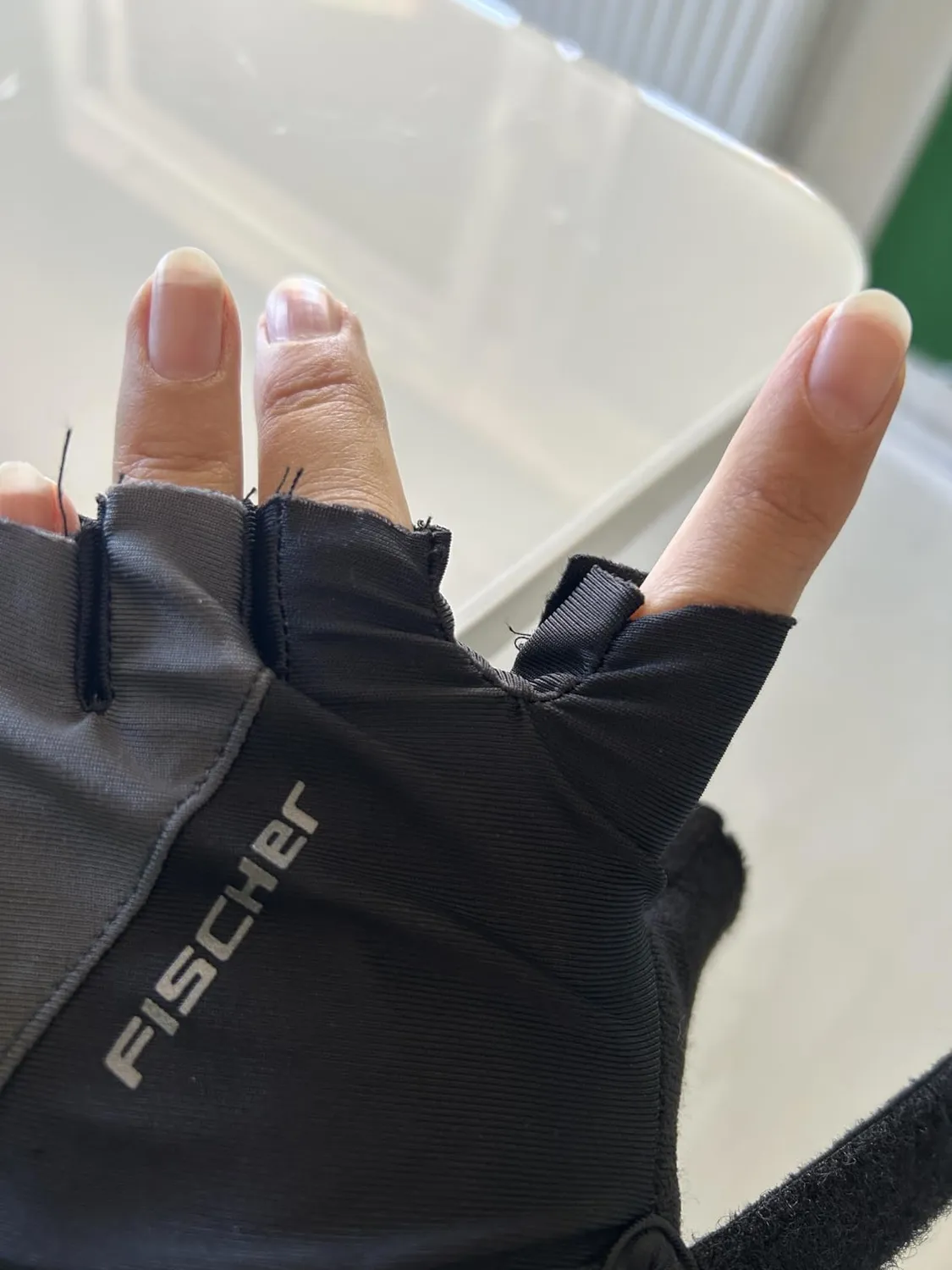 fischer Gel-Grip Fahrradhandschuhe M/L atmungsaktiv