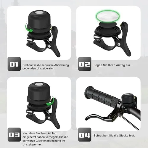 SachsenRad iTagger Fahrradklingel mit Apple Find My