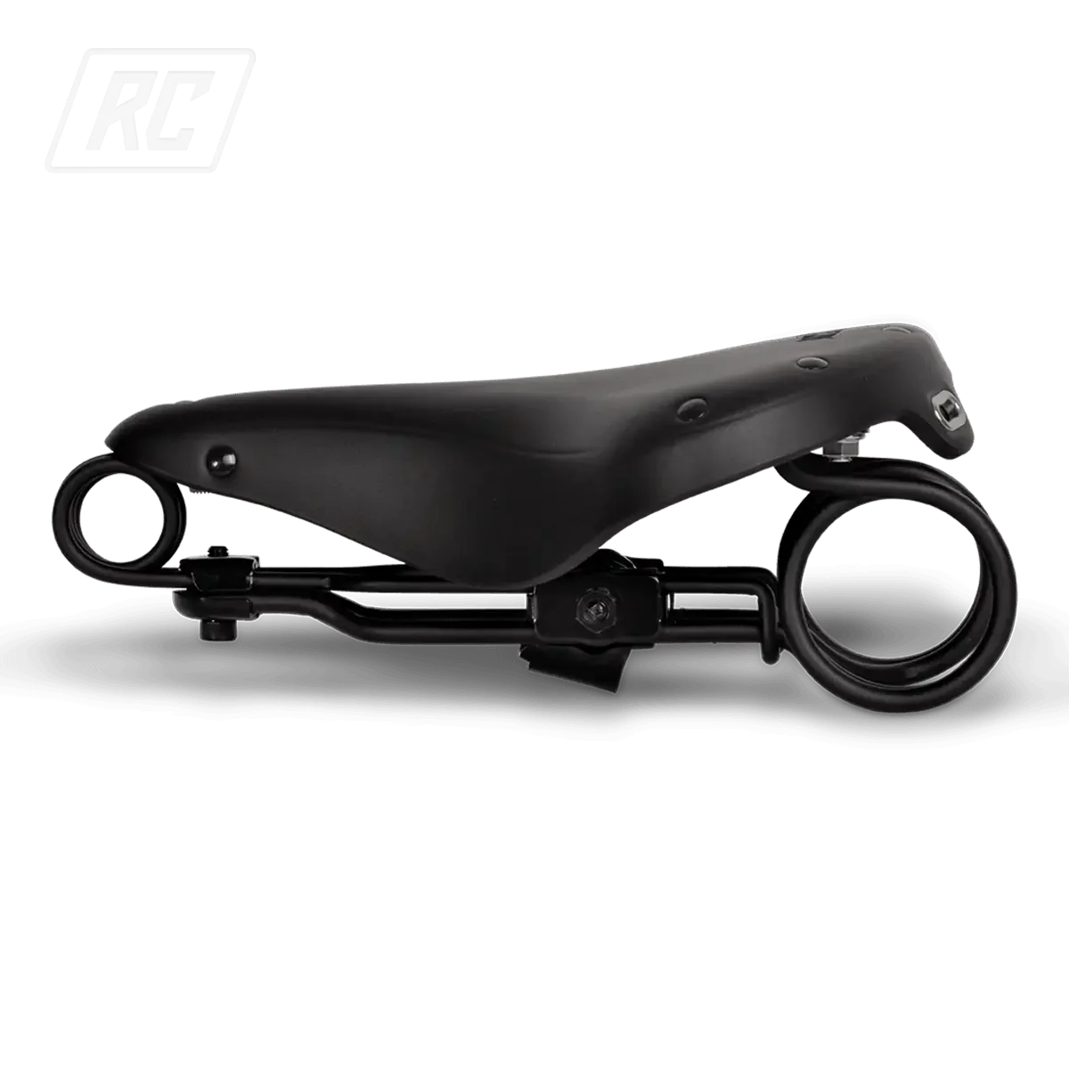 Ruff Cycles Wrangler Sattel Schwarz Echtleder