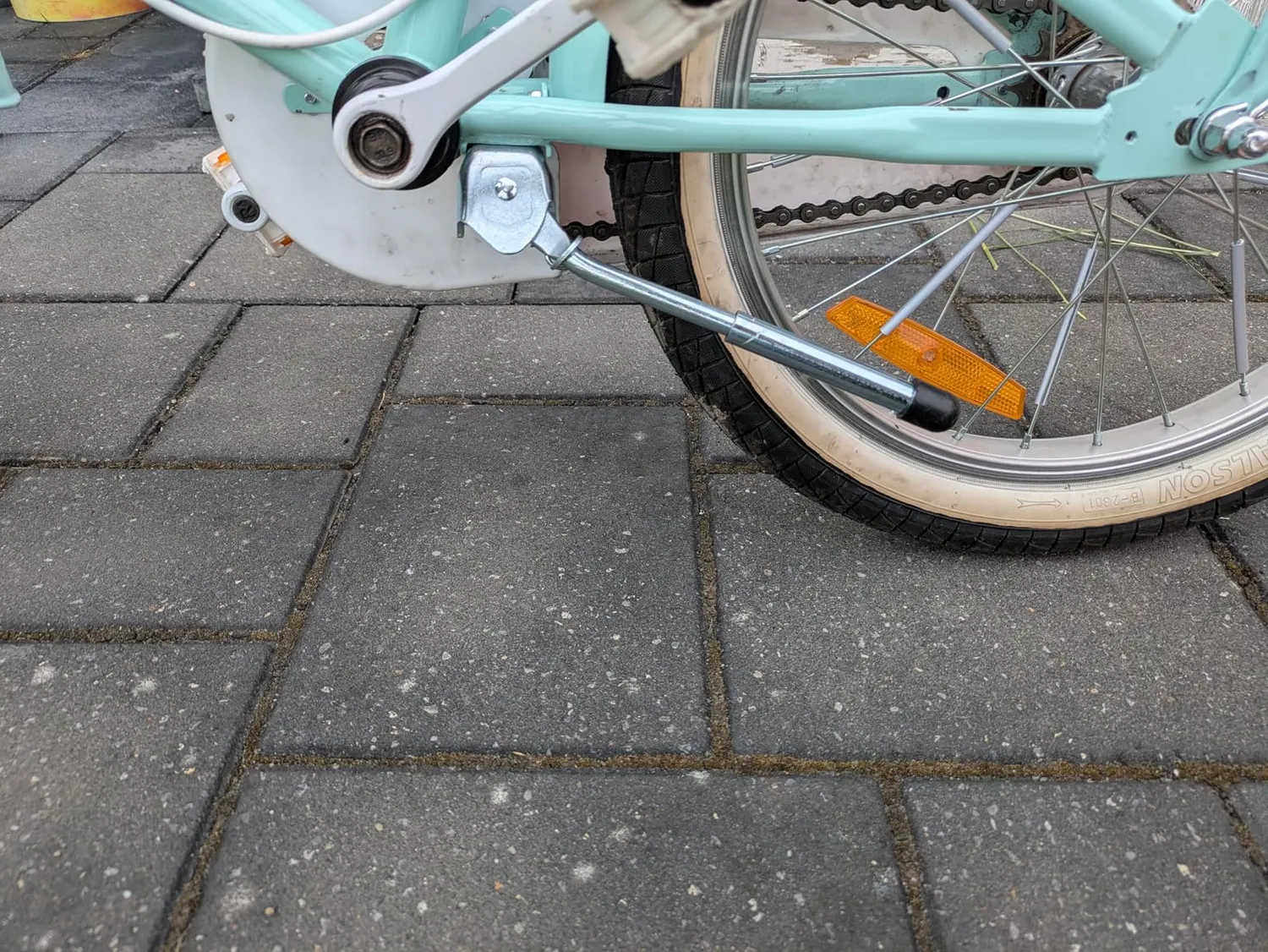 Fischer Seitenständer Kinderfahrrad 12-20 Zoll silber