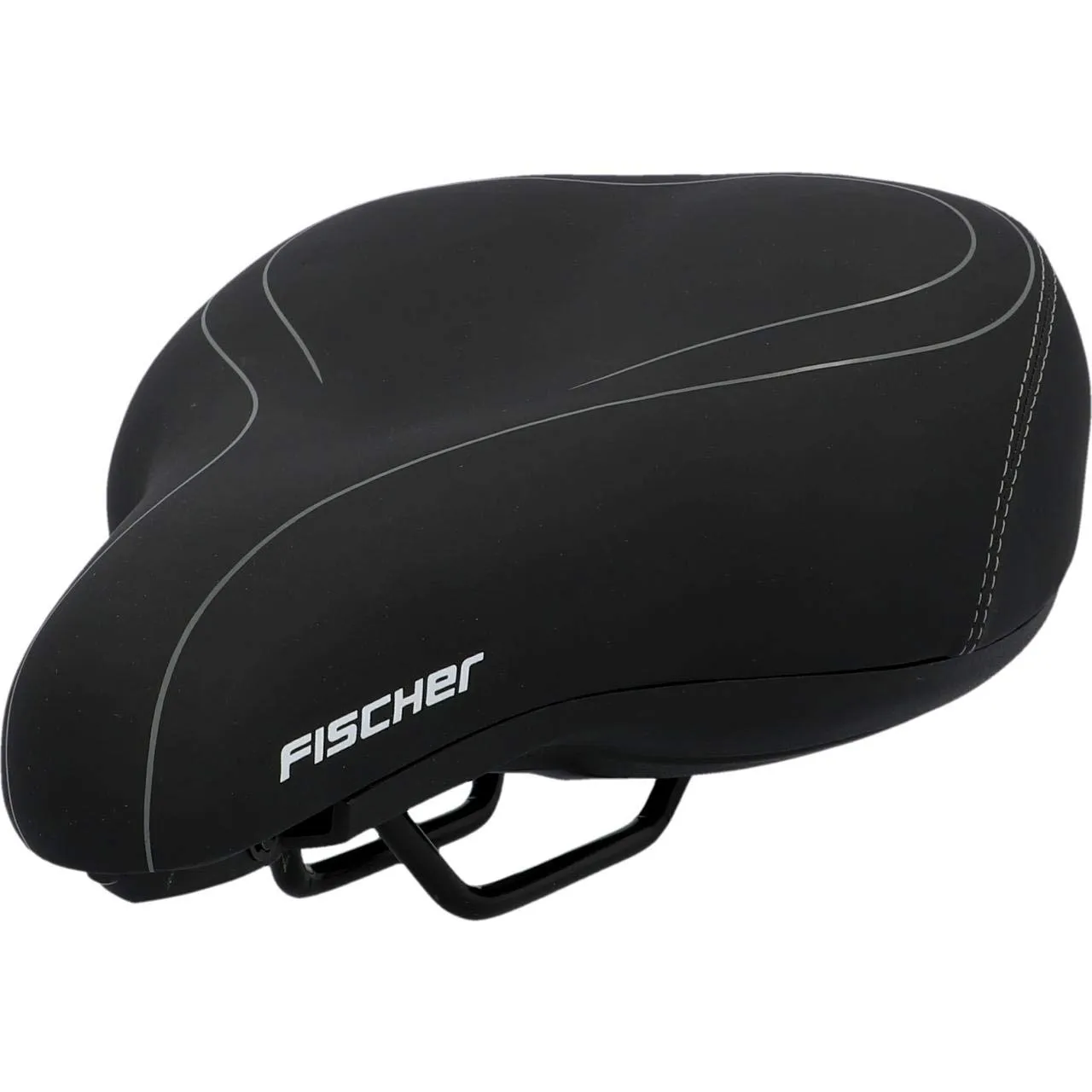 Fischer Sattel Touren mit Staufach schwarz One Size