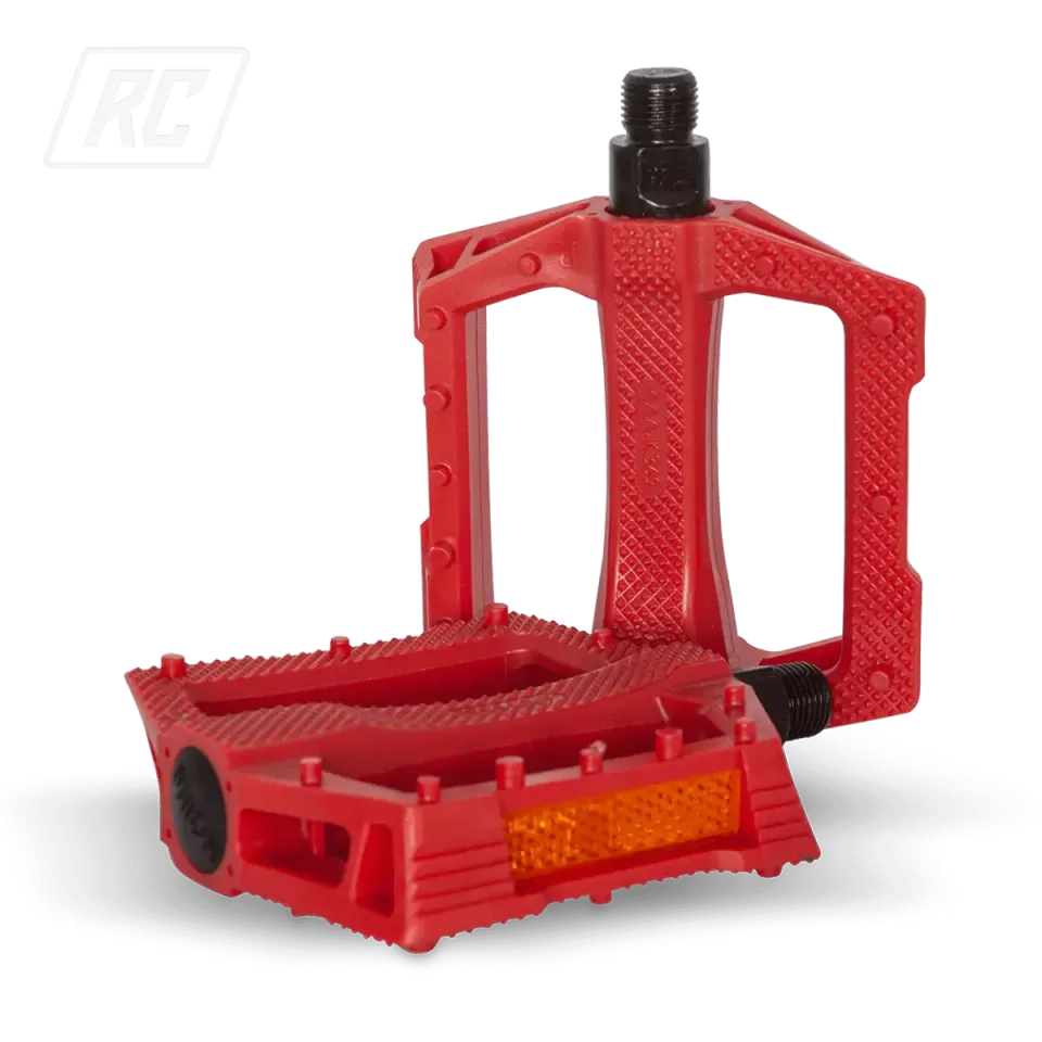 Ruff Cycles Lil’Buddy Pedale 9/16 Zoll Rot Kunststoff