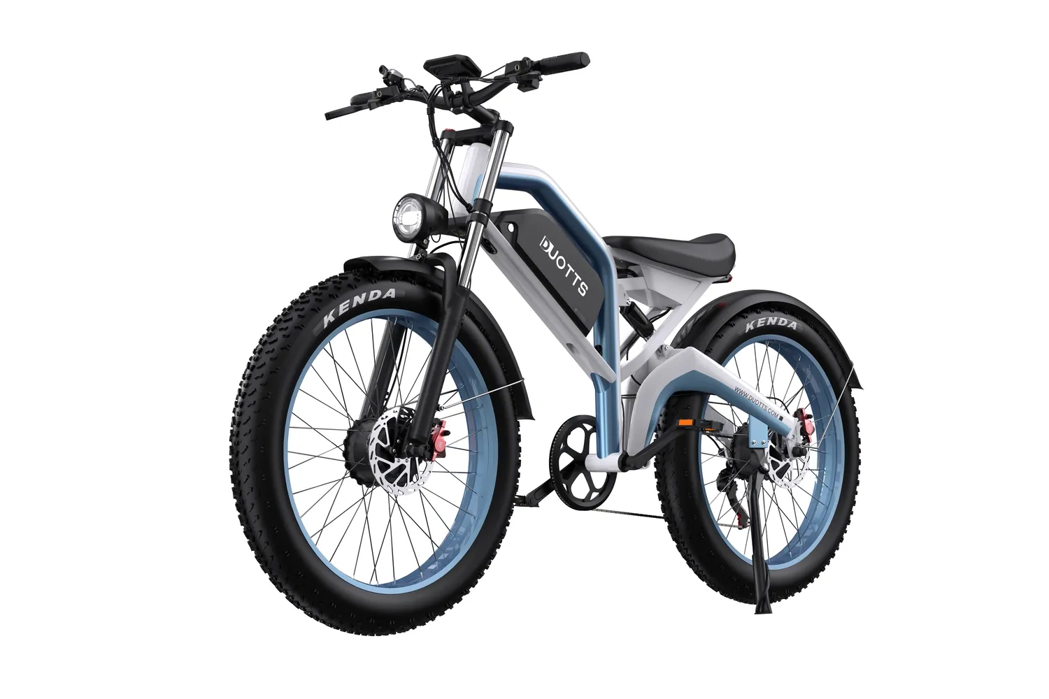 DUOTTS N26 E-Bike 26 Zoll 750W Weiß-Blau bis 100 km