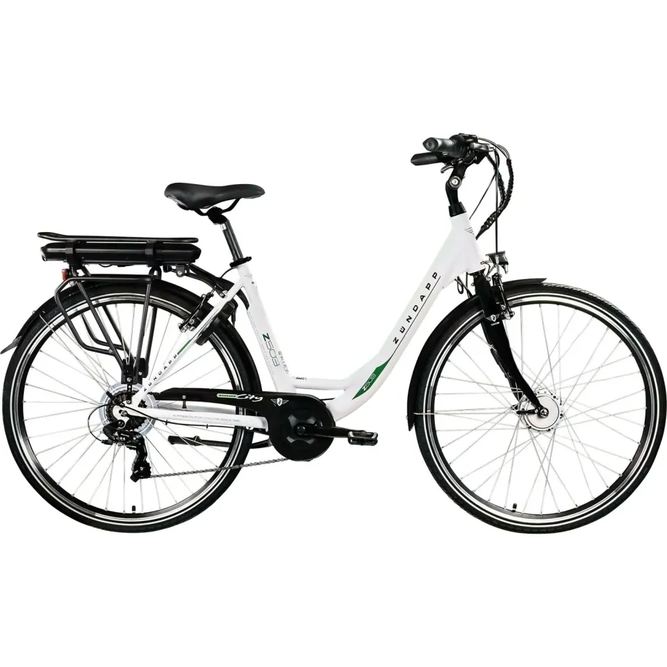 Zündapp Z503 E-Citybike Damen 28 Zoll weiß-grün